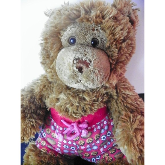 Build A‎ Bear Workshop Brown Teddy Bear Plush BABW Stuffed Animal - Picture 2 of 6